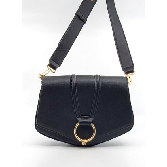 INC Black Megann Geo Crossbody with Minor Defects – Save 40% - Picture 3 of 6